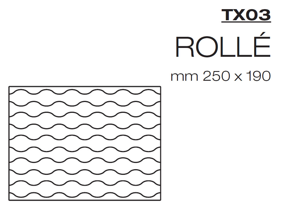 Коврик силиконовый для муссовых изделий 250x190 TX03 ROLLE_1