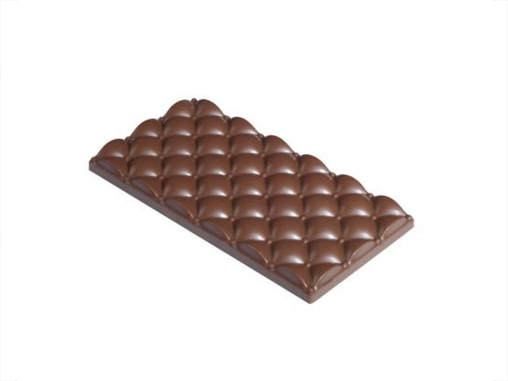 Форма для шоколада 133х70 h10 MA2020 Шоколадка стеганая mini_1
