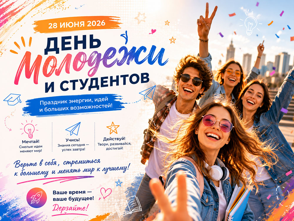 28 июня 2026 года — День молодежи и студентов